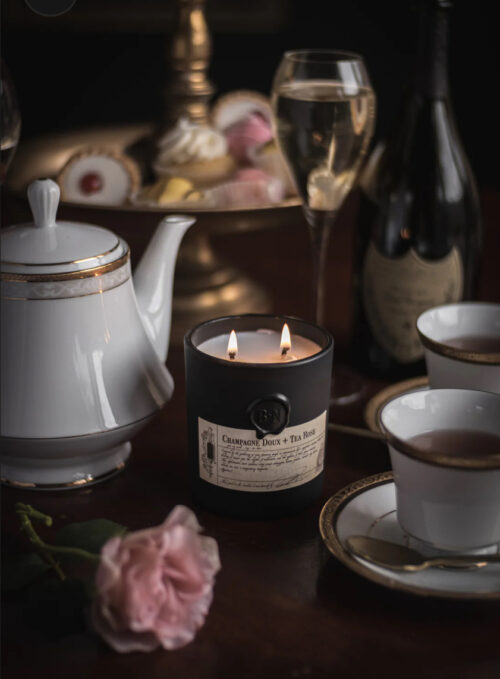 Champagne Doux + Tea Rose